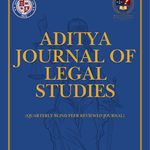 Aditya Journal of Legal Studies – Volume 1, Issue 1